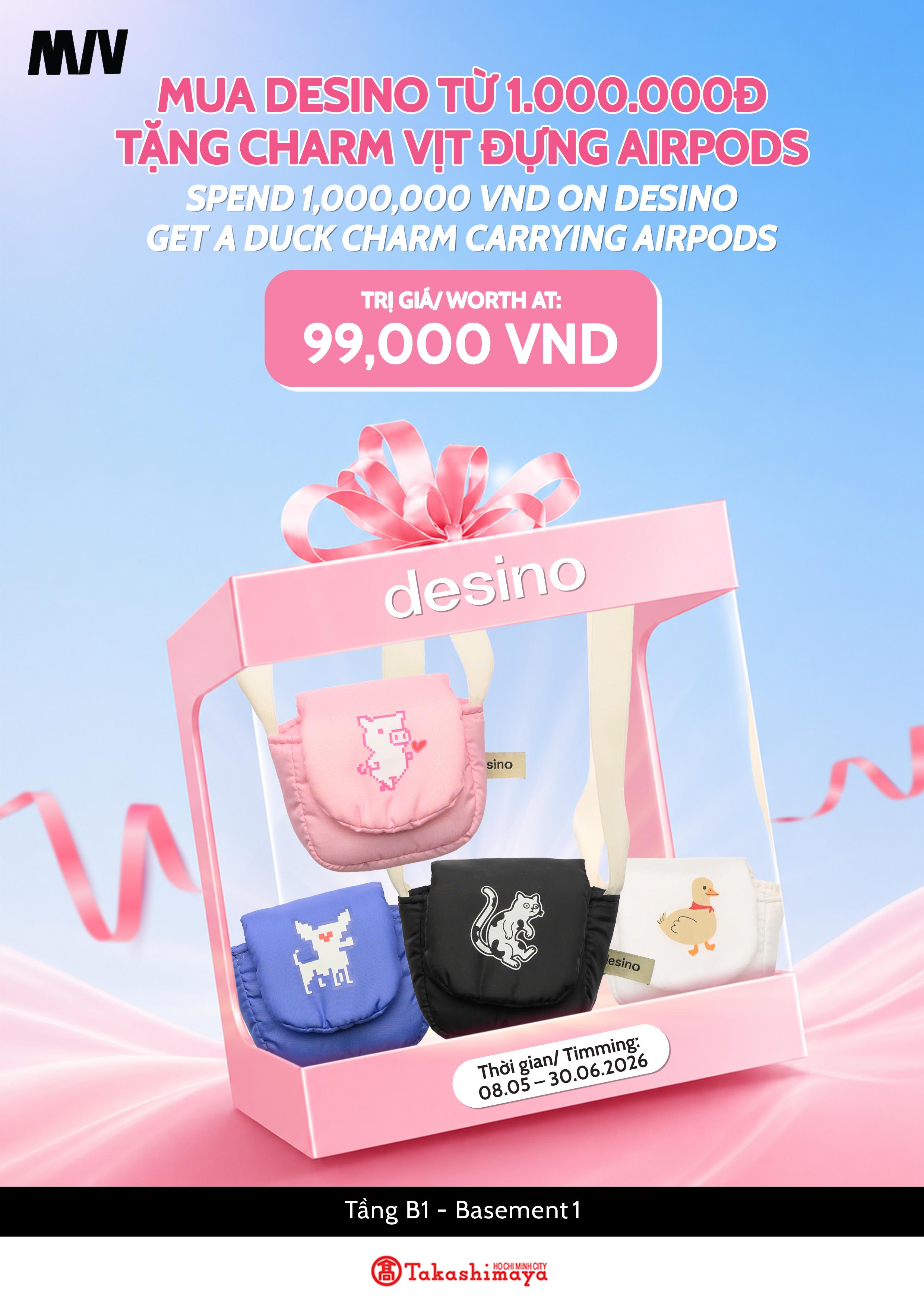 Desino charm promotional poster