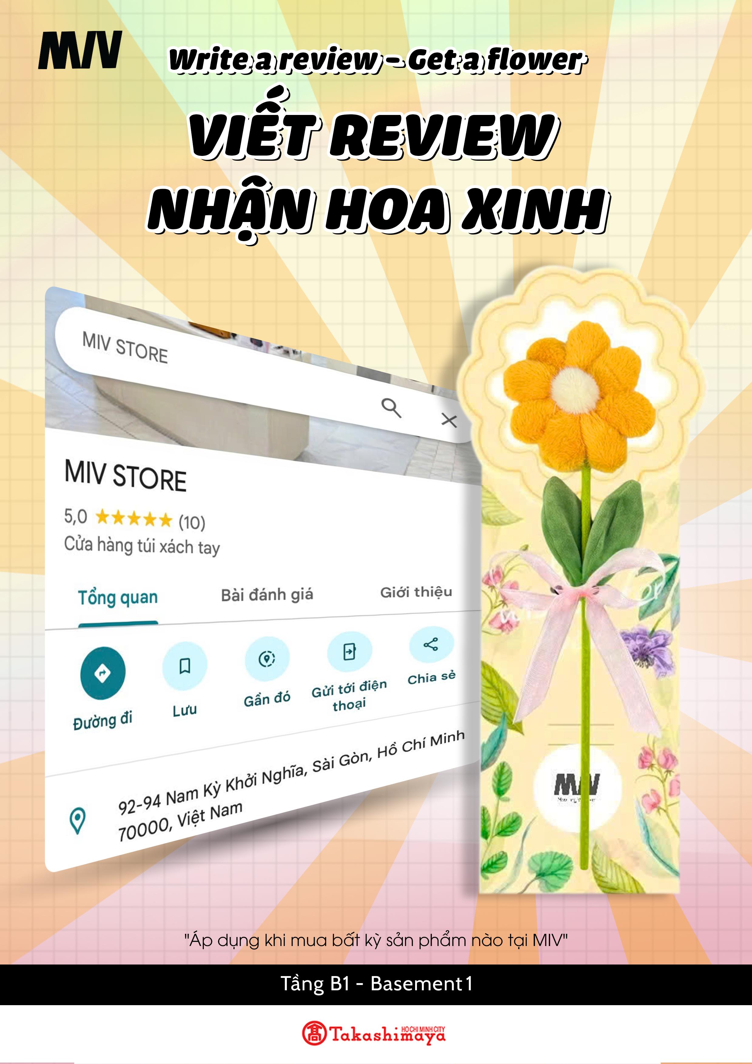 MIV review campaign poster